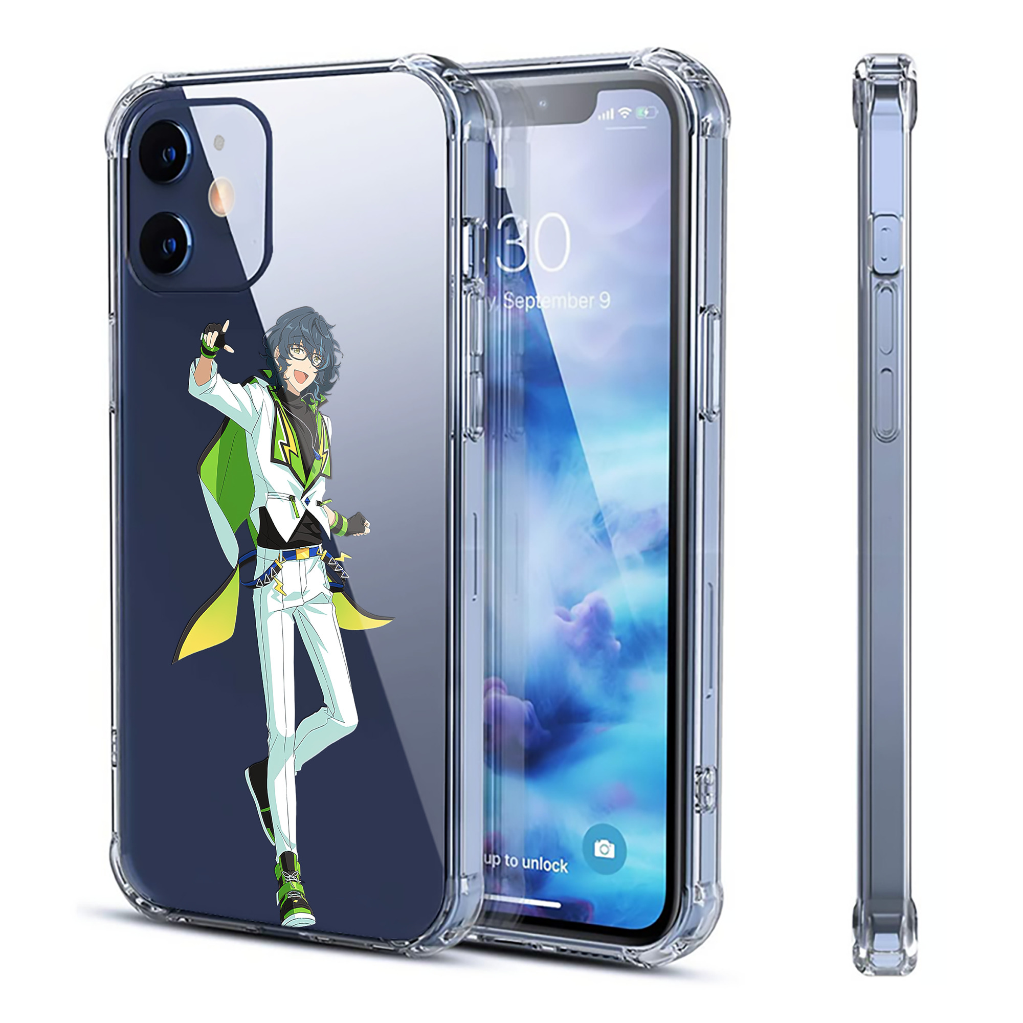 （画像用） あんさんぶるスターズ! Ensemble Stars 【iPhone 12シリーズ対応】透明スマホケース（クリアソフトケース）